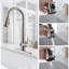 Robinet d'évier de cuisine à poignée simple rétractable avec accessoires-70362042