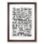 Study of Mammals LIV by Oliver Goldsmith - Picture Frame Drawing Print-55730530-55730531