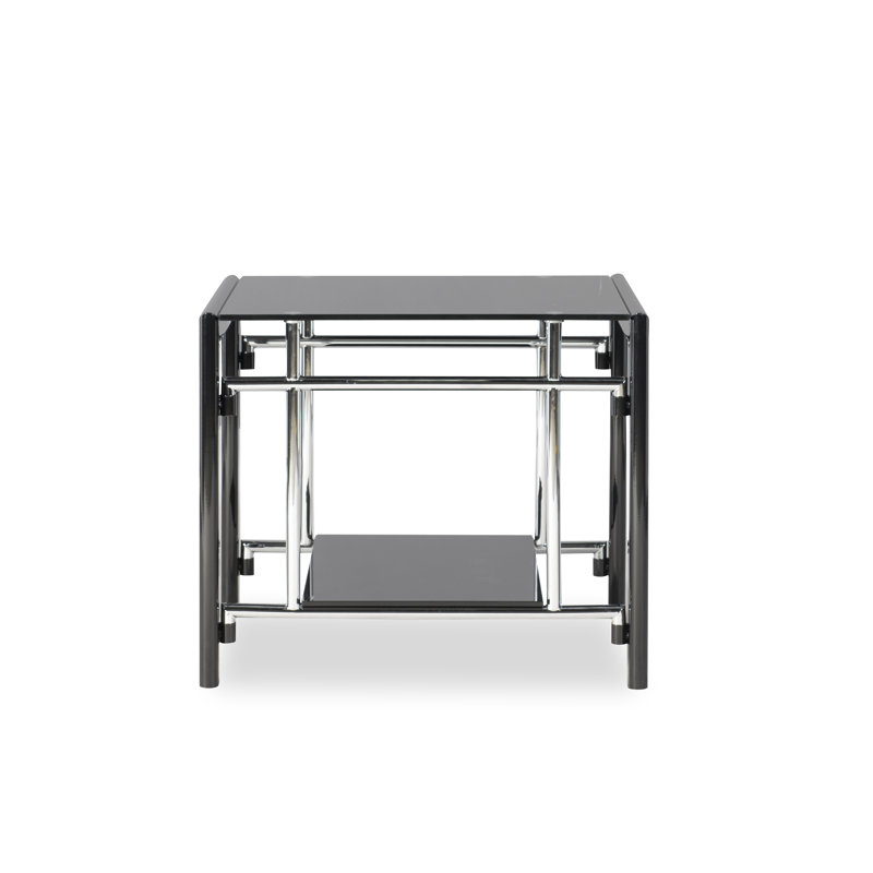 Darese Glass Top End Table Set