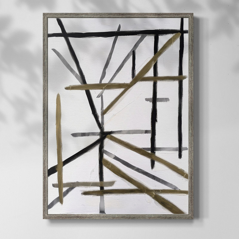Edifice I Framed Print - Solid Wood, 11" H x 9" W
