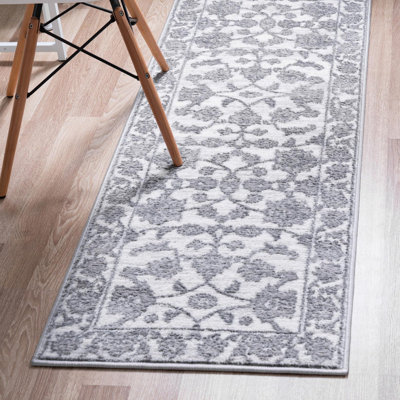 Tapis blanc / gris Musselman