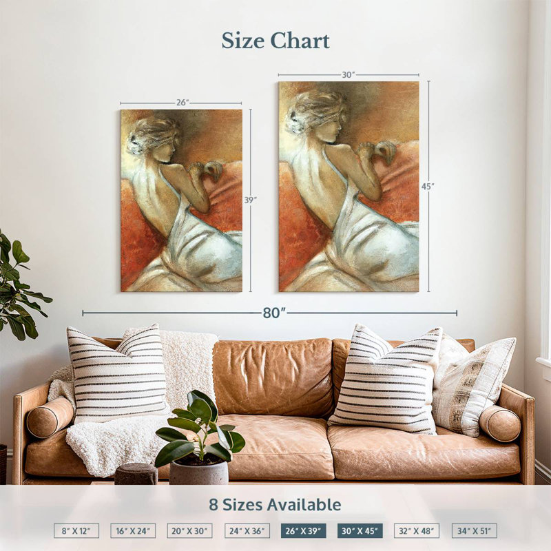 Leisha A Quiet Refrain I, 39" H x 26" W
