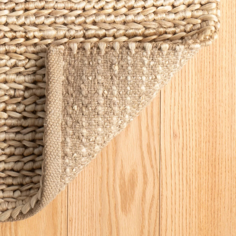 Jute Handwoven Natural Rug, Rectangle 3' x 5'