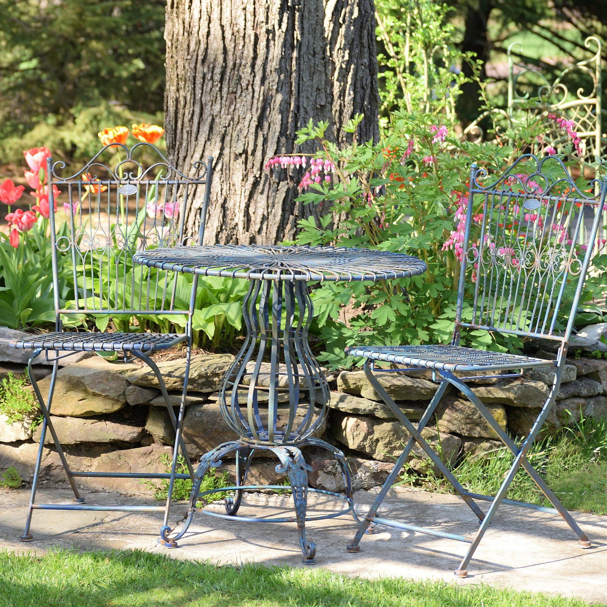 Ophelia & Co. Callendale 2 - Person Round Outdoor Dining Set & Reviews ...