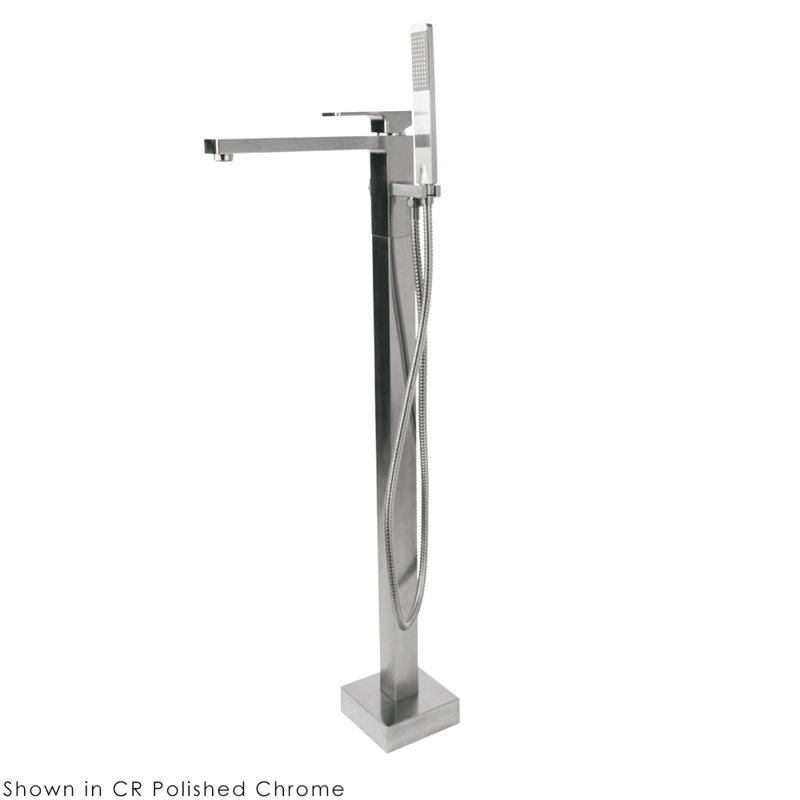 Eleganza Tub Filler with Diverter, Polished Chrome