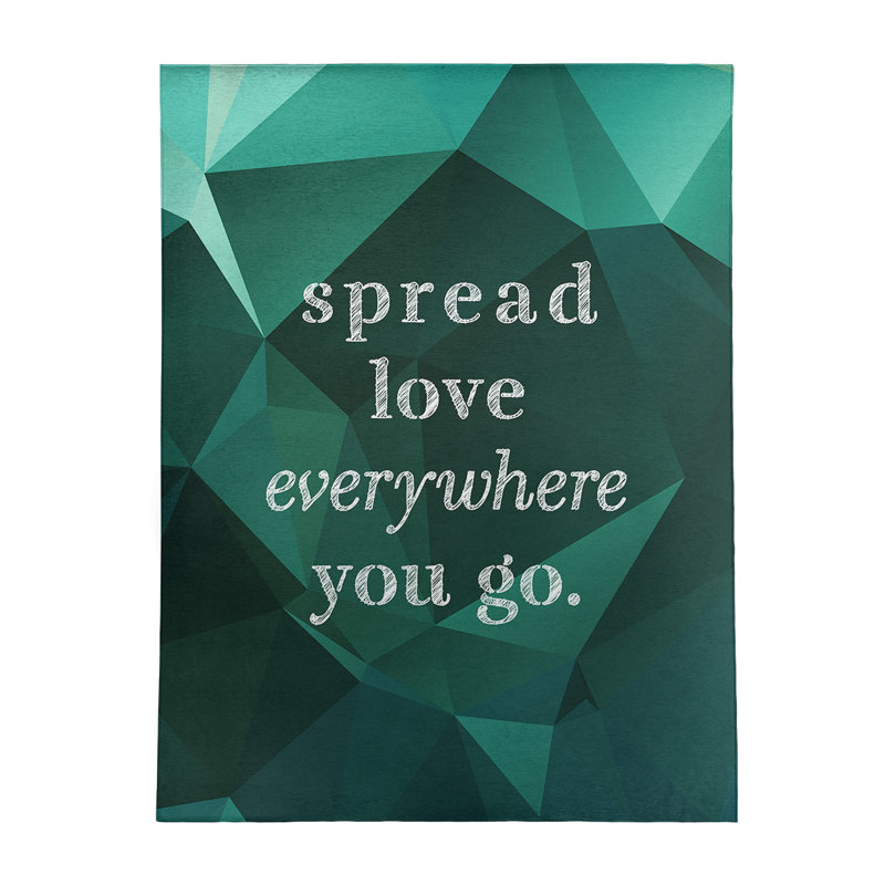Tapis en polyester imit quote love, Rectangle 8 pi x 10 pi