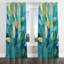 Rideau occultant avec œillets Efharis - plantes tropicales bleues et blanches Mirage I-629166155-629870450