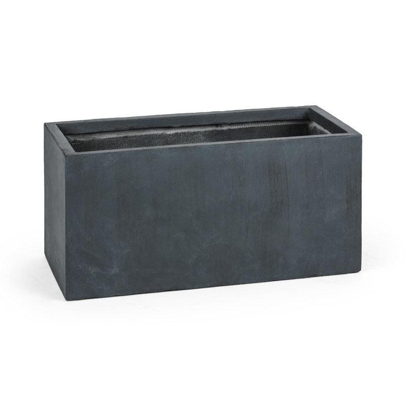 Blumfeldt Planter Box, 38cm H x 79.5cm W x 38cm D, Anthracite