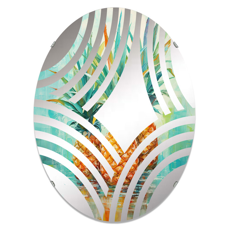 Miroir mural oval, 29,5 po x 19,6 po