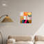 Art géométrique abstrait sur toile, chiffres géométriques en 2 dimensions par Art Remedy-104337725-104337729
