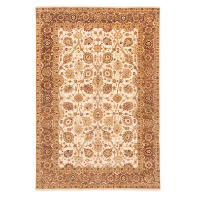 Jamshidpour Cream Rug 6'0" x 8'9"