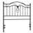 Vintage Metal Headboard With Butterfly Design-1824791647