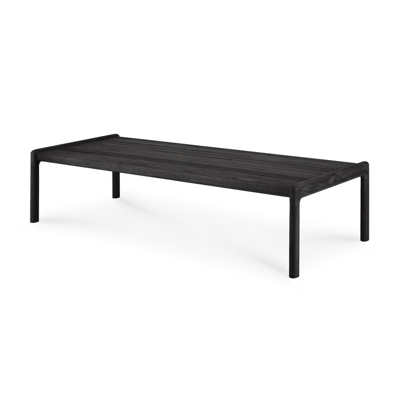 Jack Outdoor Square Teak Coffee Table, 26" W x 59.5" L