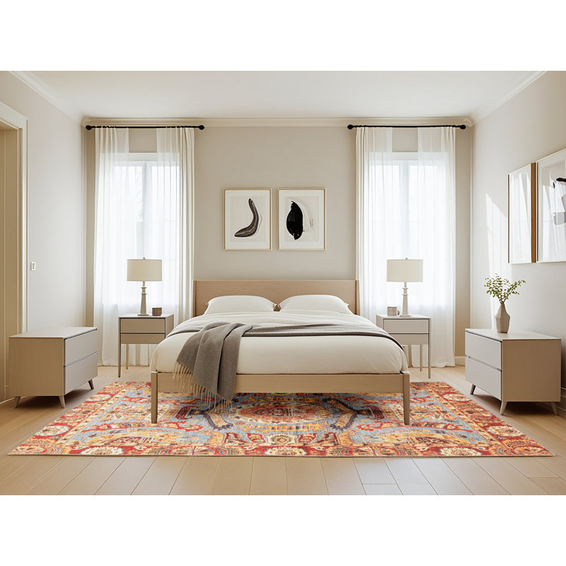 Abstract Indoor Rug, Rectangle 5' x 8'
