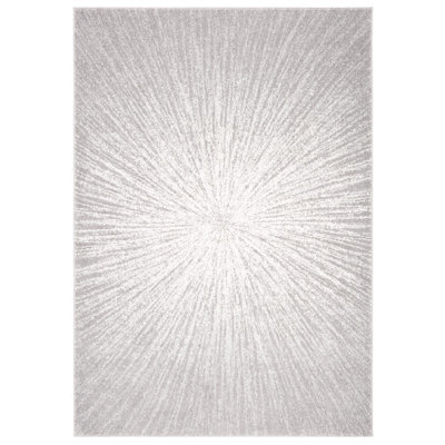 Tapis gris foncé / ivoire Faustina