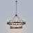 Faolan 36 - Light Wagon Wheel Chandelier