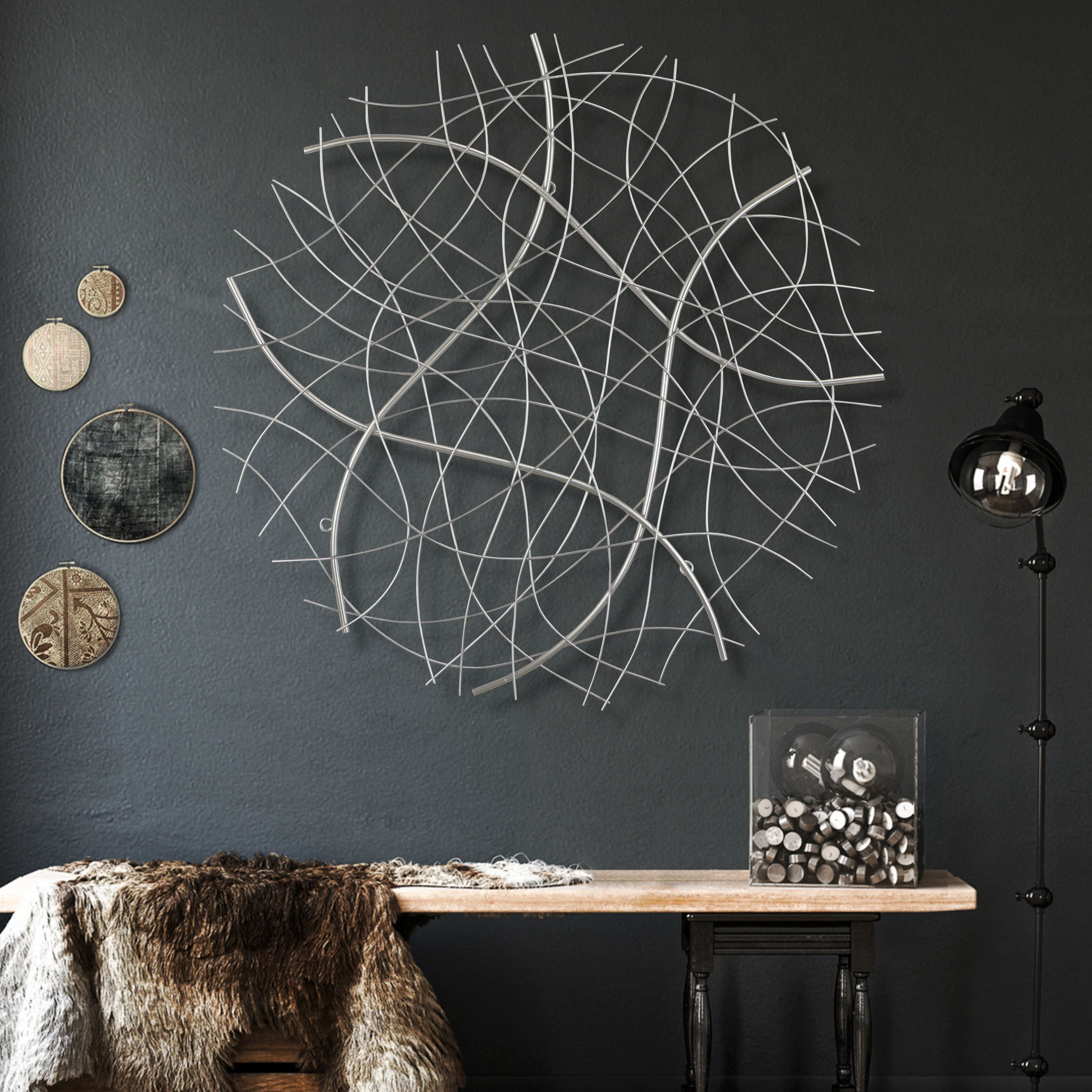 Orren Ellis Round Swirl Wall Décor Wayfair