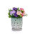 Set of 2 Ceramic Flowerpot with Drainage Hole, 8" Modern Planter for Patio, Garden, Windowsill-570743174