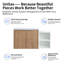 Meuble-lavabo flottant 36 "Unitas (RTA)-132851968
