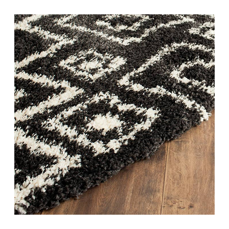 Ritney Sgb-Belize Shag Performance Geometric Rug, Runner 2'3" x 11'