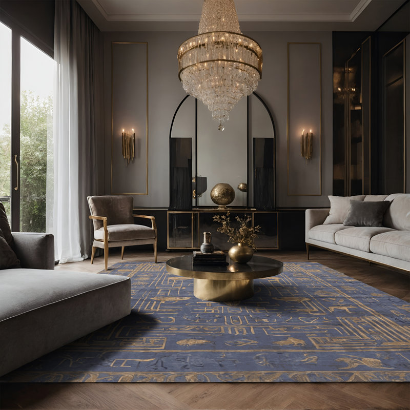 Silky Soft Plush Gray Area Rug, Rectangle 7' x 9'
