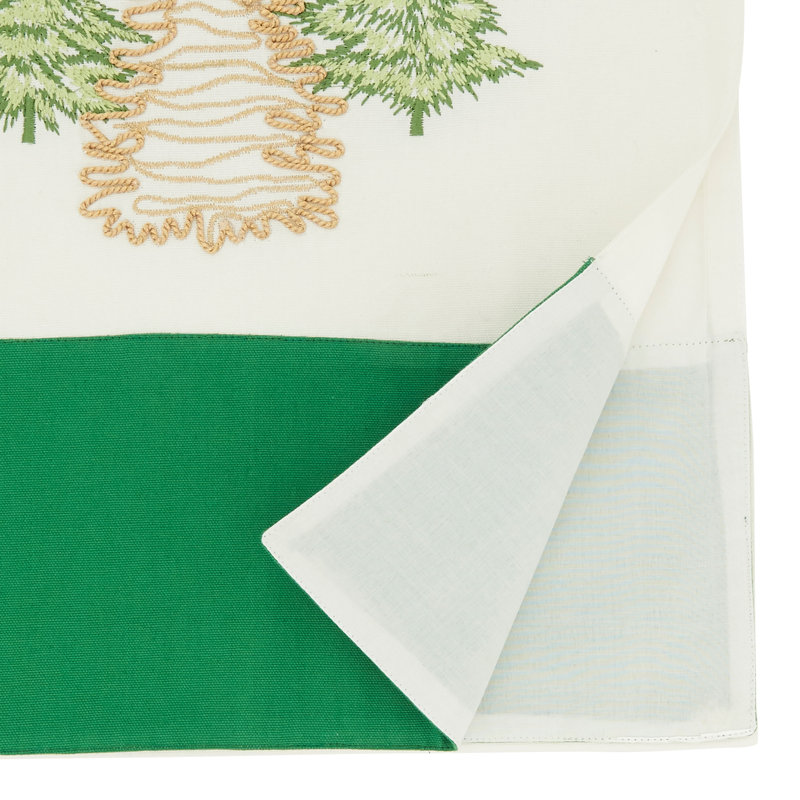 Cotton Blend Christmas Table Runner