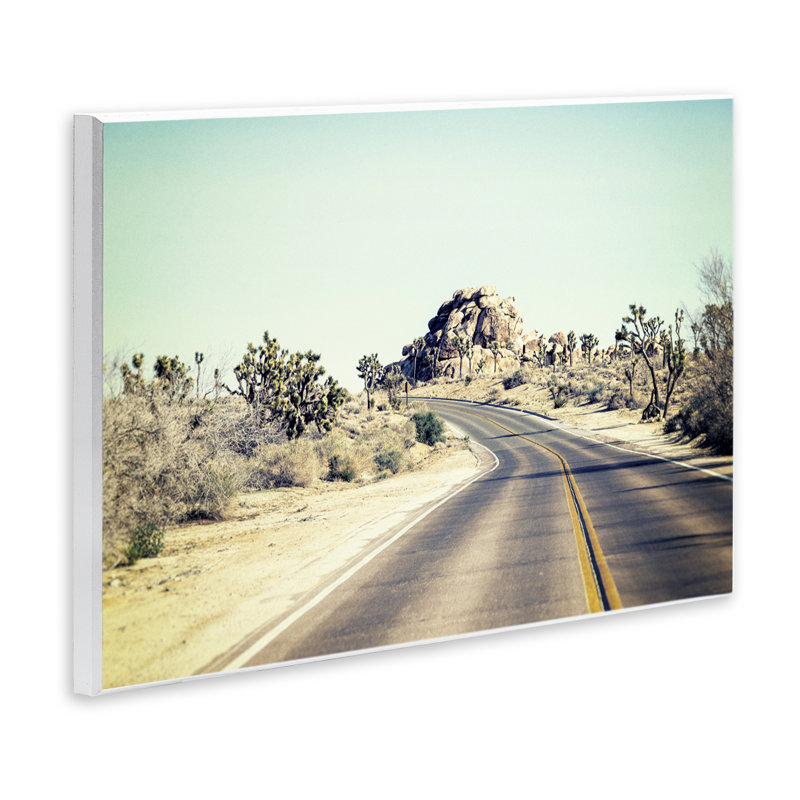 Road Road, plaque murale Joshua Tree Park, design par Joseph S Giacalone, H 10 po x l 15 po