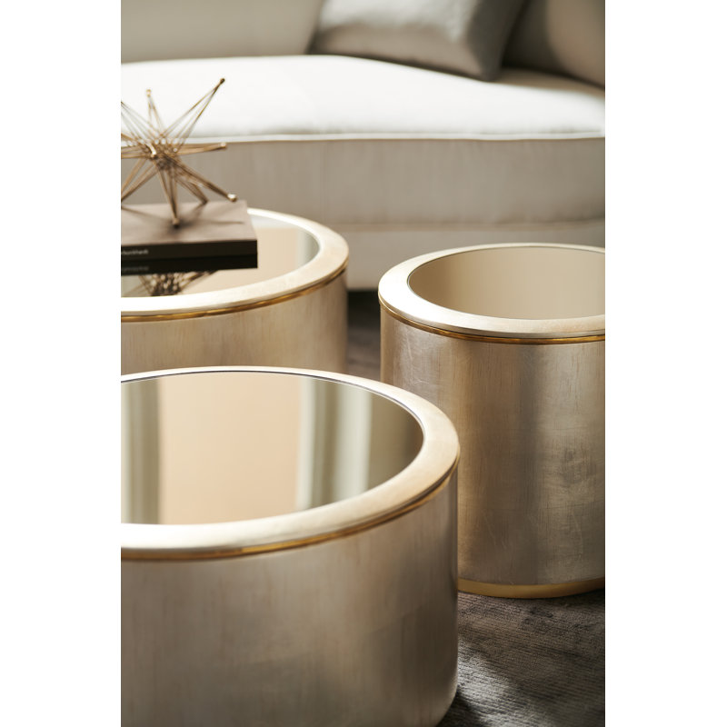 Caracole Classic Coffee Table, 17" H x 18.5" L x 18.5" W