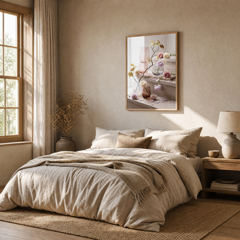 Art mural en toile Pastel Ranunculus, H 24 po x l 18 po
