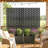 Metal Planter Wall with Trellis and Wheels, Mobile Outdoor Elevated Garden Bed, Dual-Purpose for Privacy Decoration and Planting, with Drainage Holes, Perfect for Climbing Plants, Vegetables, and Vining Flowers – A Must-Have for Garden Enthusiasts-1138453776-1138453774