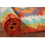 Tapis multicolore réversible en laine Kilim 3 x 4