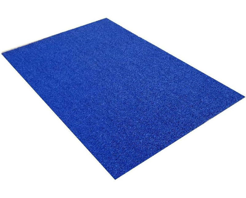 VinLoop Vinyl Spaghetti Drainage Mat for Pool, Bathroom, Locker Room, Shower, Simple - L 120 po x l 48 po, Bleu
