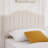 Aldora Twin Size Set Platform Bed with Adjustable Teddy Fabric Headboard-377145547