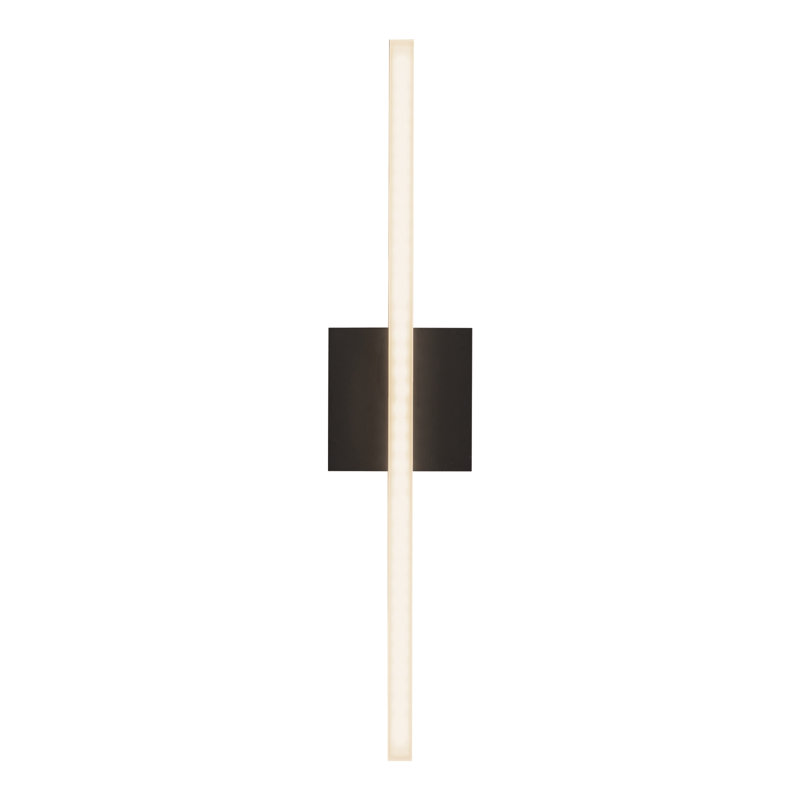 Vega 1 - Light LED Wallchiere, Black, 22.875" H x 4.75" W x 1.75" D