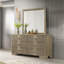 Commode de style transitionnel 1Pc avec 6 tiroirs de rangement