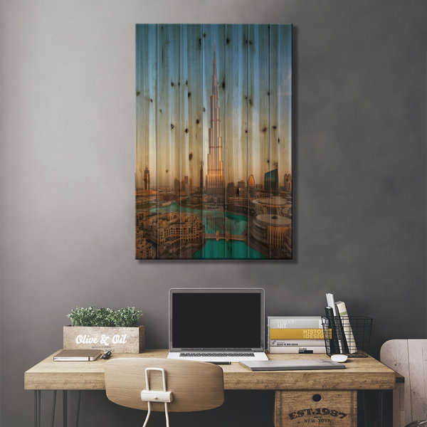 Latitude Run® UAE, Downtown Dubai. Cityscape with Burj Khalifa. | Wayfair