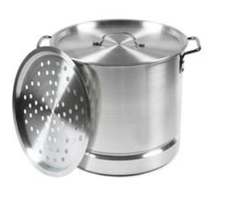 IMUSA 32 Quarts Non-Stick Aluminum Stock Pot