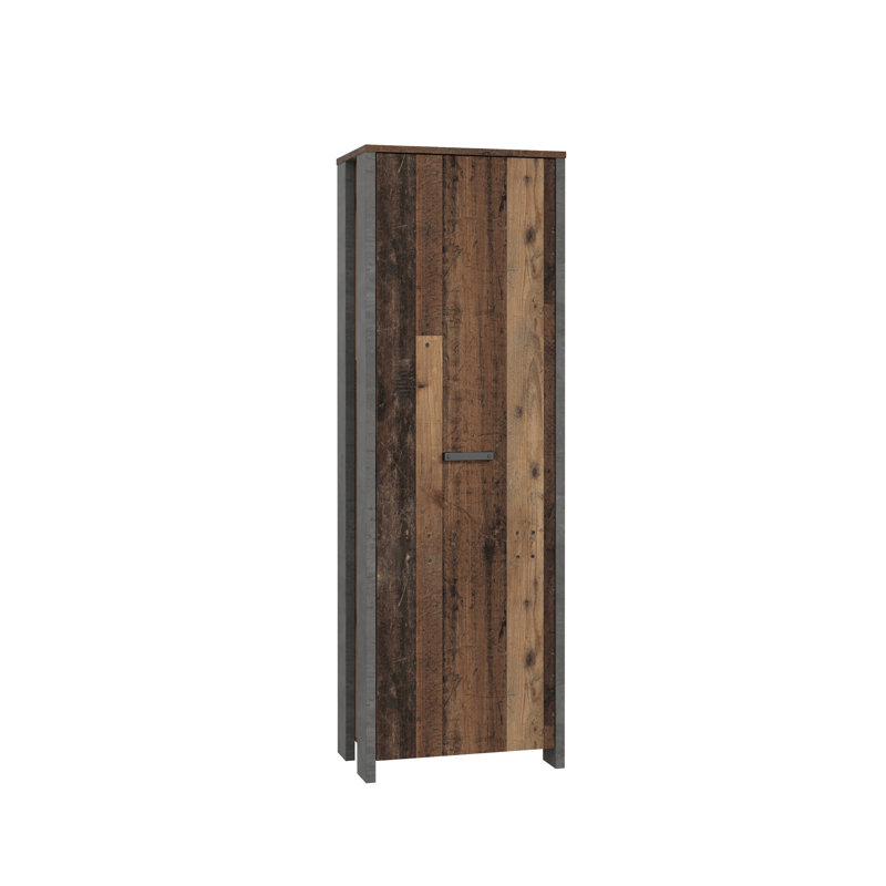Lanham 1 Door Manufactured Wood Wardrobe