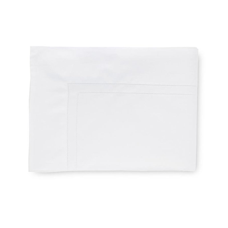 Finna Percale Flat Sheet, White, Twin Flat Sheet