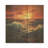 Golden Boat Horizon Sunset I - Coastal Sunset On Wood Print-1422749380