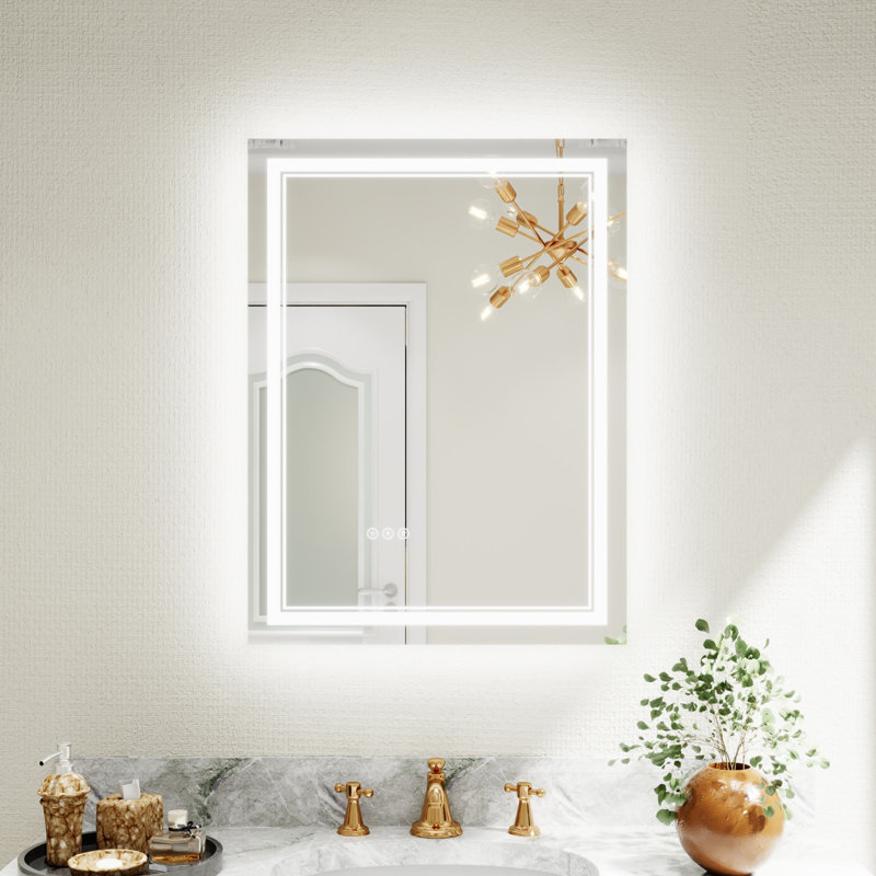 Miroir de salle de bain mural Aolaith, 24 po x 32 po