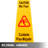 Bilingual Wet Floor Sign