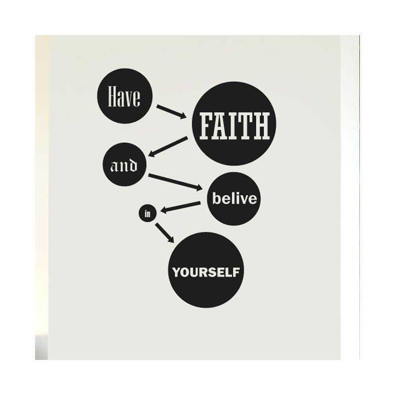 Wall Decal, Black, Large