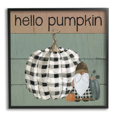 Gnome écossais «Hello Pumpkin»