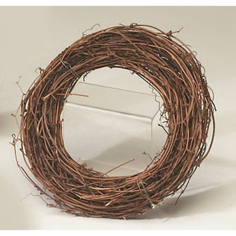Dried Wreath, 14" H x 14" W x 4" D