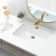 STYLISH Horizon Ritzy 20-3/8"L White Rectangular Undermount Bathroom Sink