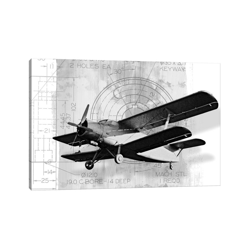 Flight Plans II by Michael Marcon - Wrapped Canvas Print, 66.04 cm H x 45.72 cm W x 3.175 cm D