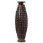 Vase de plancher en bois 39 po Alburnett