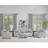 Mingle Light Grey Upholstered Sofa