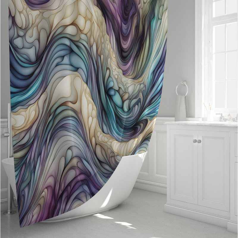 Rideau de douche Evanell, H 93 po x l 70 po